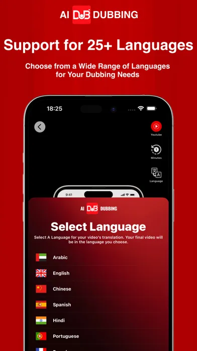 ภาพหน้าจอของ Dub AI & AI Video Translator