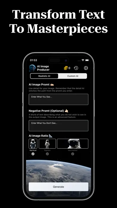 Tangkapan layar Imagine: AI Image Producer