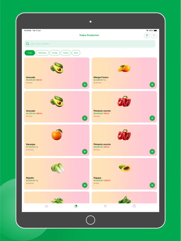 Semilla: Local Market to Table iPad  Screenshots