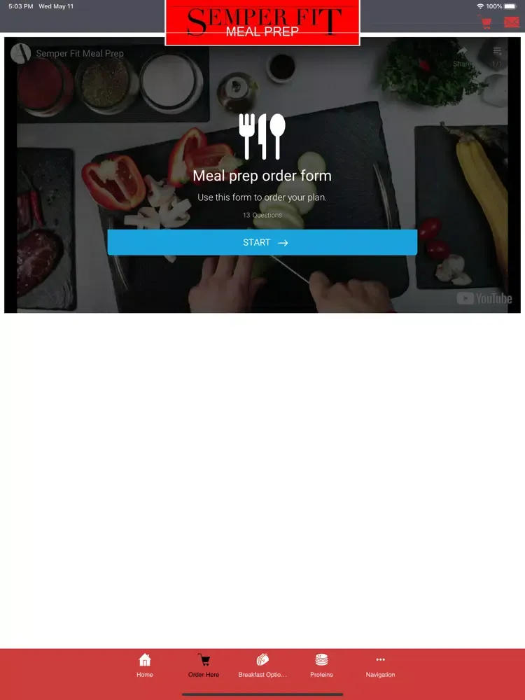 Semper Fit Meal Prep iPad  Ekran Görüntüleri