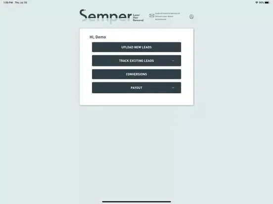 صور Semper Laser Brand Ambassador iPad 