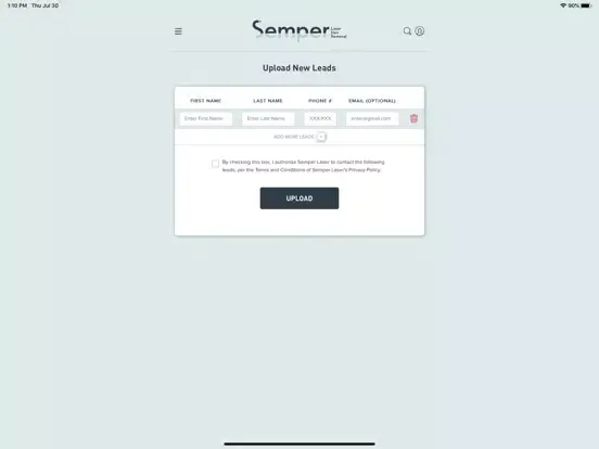 صور Semper Laser Brand Ambassador iPad 