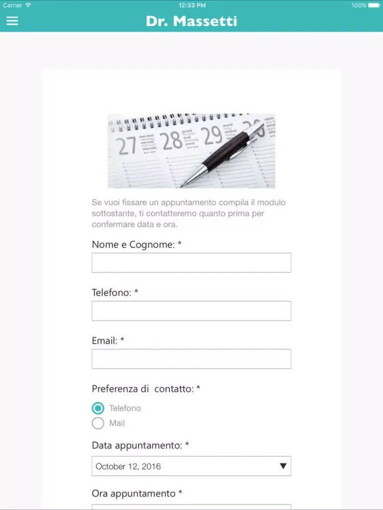 Captures d'écran de Dr. Massetti iPad 