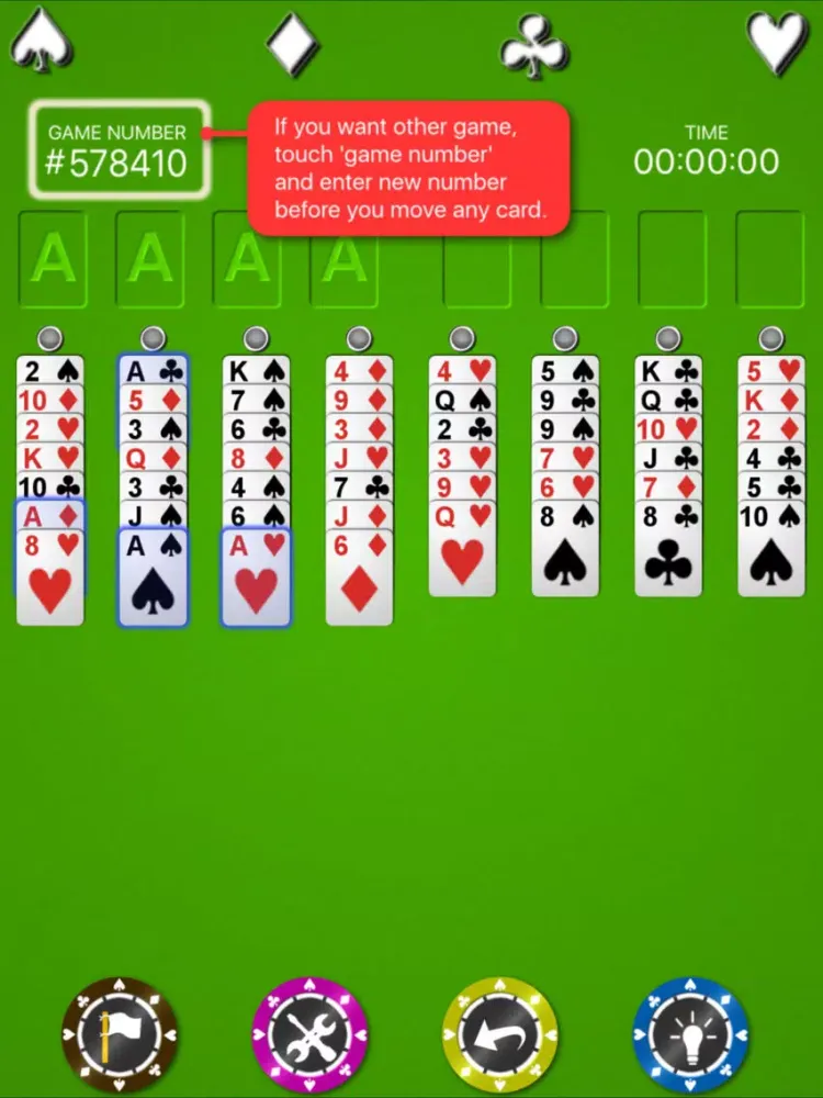 FreeCell Grandmaster - Free iPad 应用截图