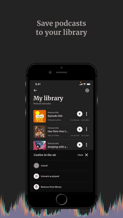 Capturas de pantalla de Semu Audiobooks & Podcasts