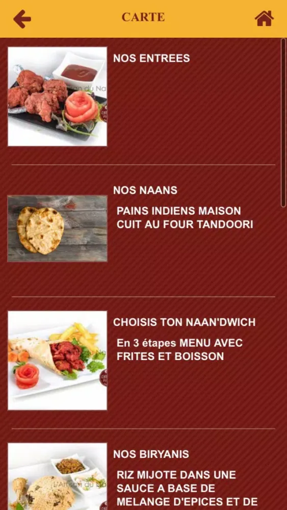 Tangkapan layar L'Artisan du Naan