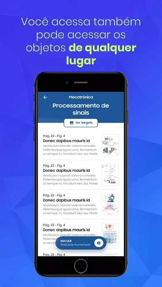 SENAI - Realidade Aumentada Ekran Görüntüleri