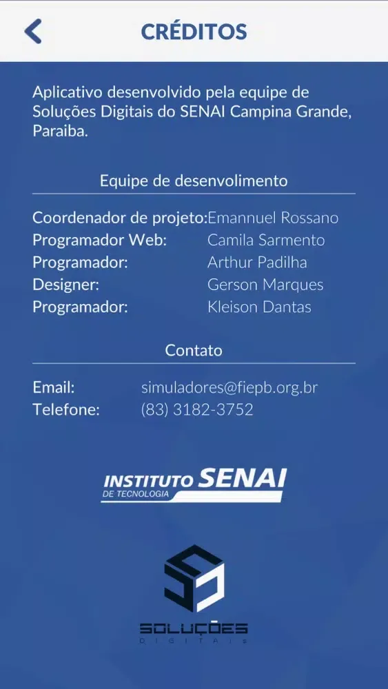SENAI PB应用截图