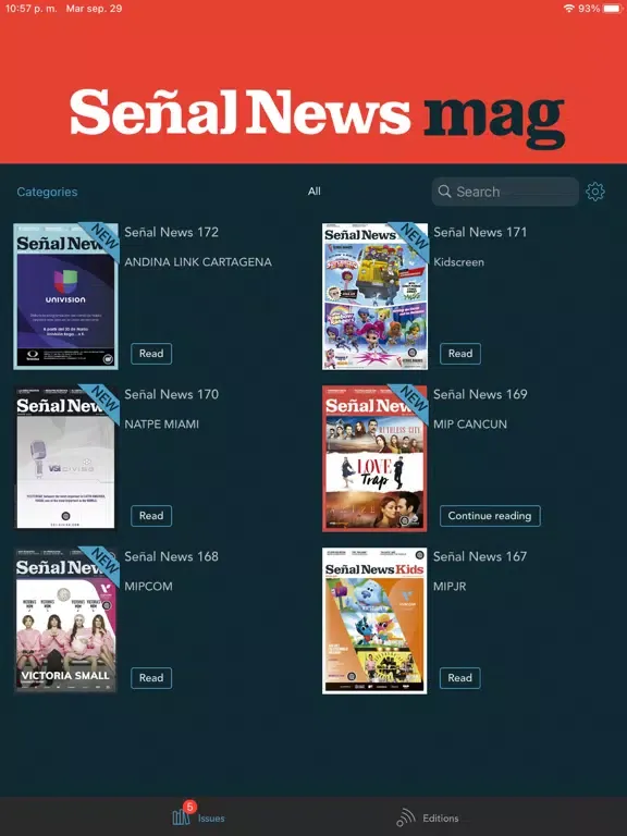 Señal News Mag iPad 應用截圖