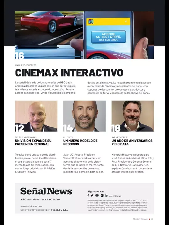 Señal News Mag iPad 應用截圖