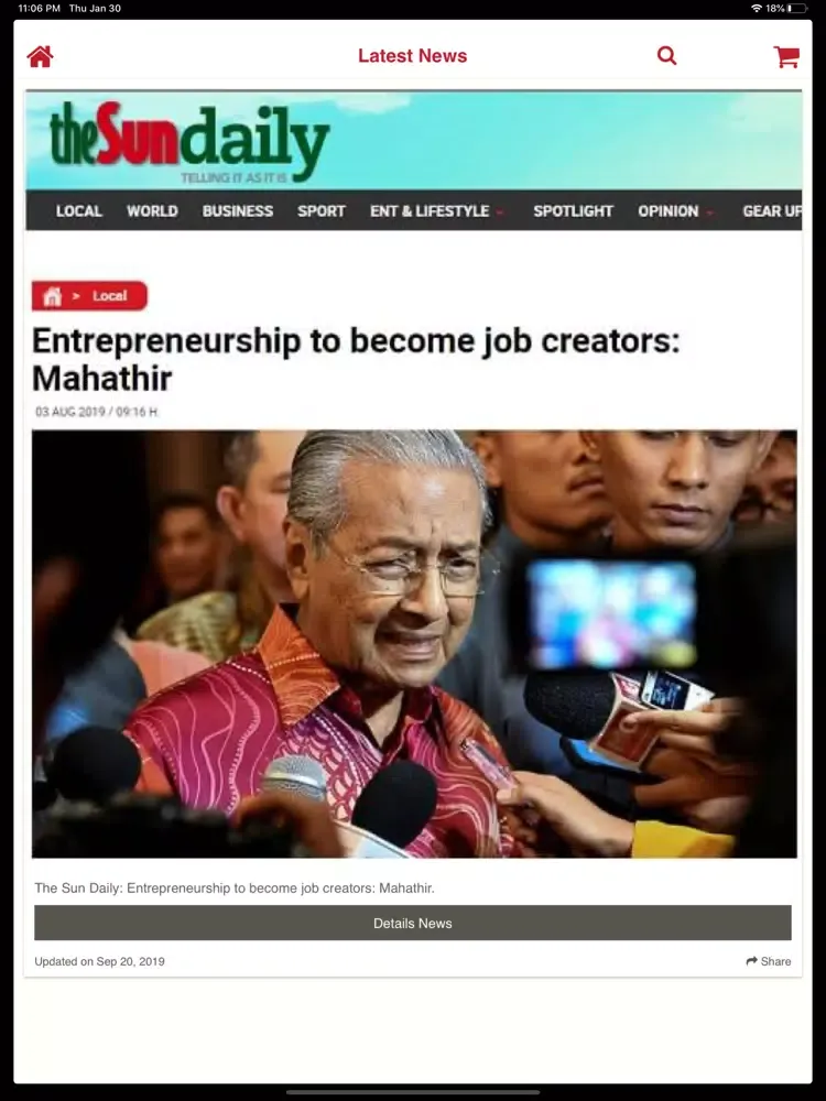 Senanglah iPad  Screenshots
