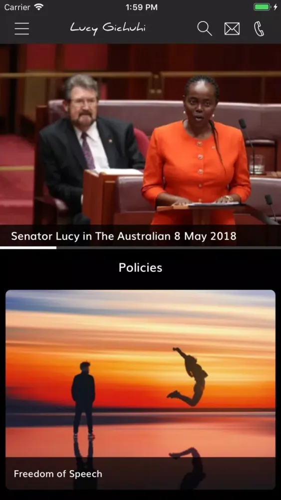 Captures d'écran de Senator Lucy Gichuhi