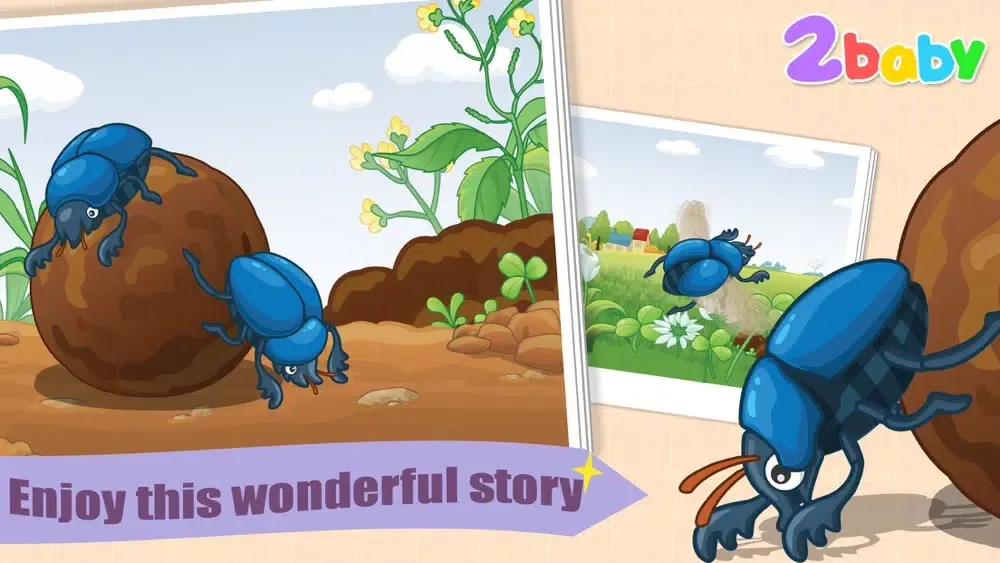 Dung beetle - InsectWorld A story book about insects for children應用截圖