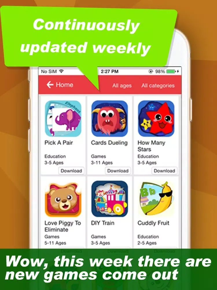 iWawa Games iPad 应用截图