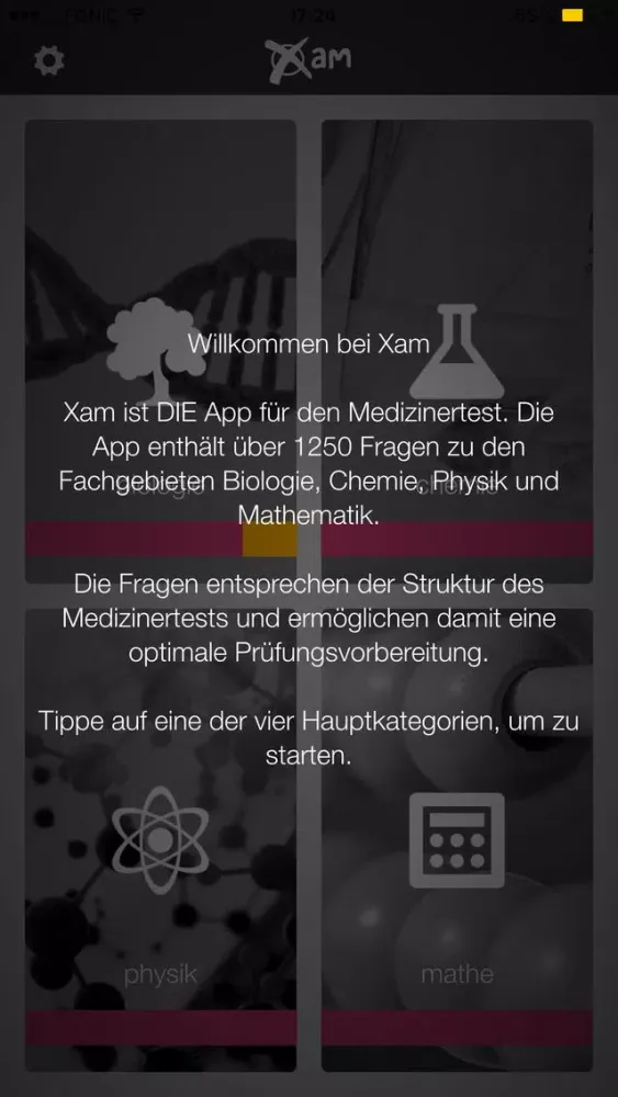 صور XAM - App zum Medizinertest