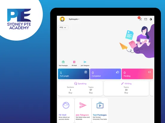 ภาพหน้าจอของ Sydney PTE Academy iPad 