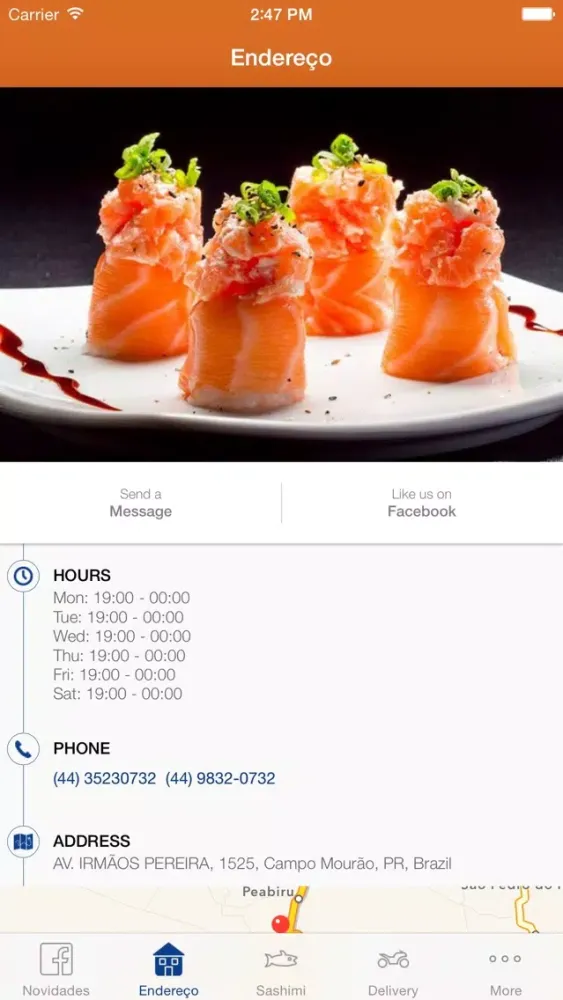 Sendai Restaurante Japonês Ekran Görüntüleri