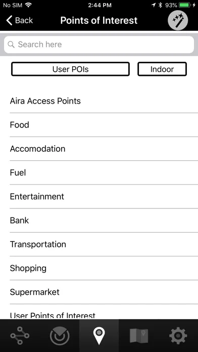 Seeing Eye GPS Screenshots