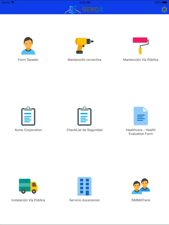 SENDit Forms iPad  Screenshots