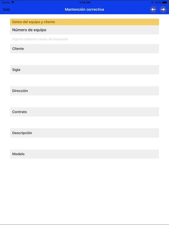 SENDit Forms iPad  Screenshots