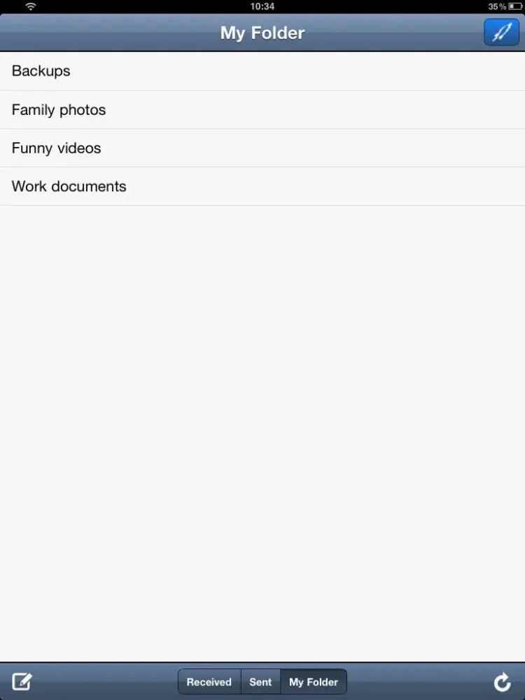 SendItz - Send, Share, Store Files iPad  स्क्रीनशॉट