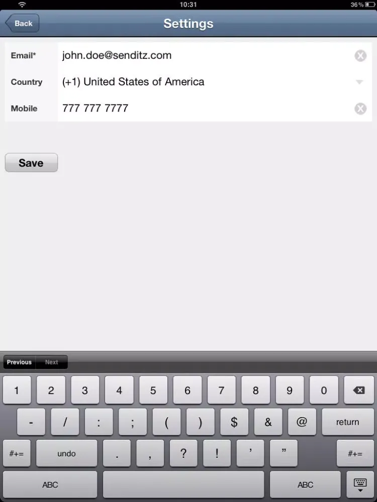 SendItz - Send, Share, Store Files iPad  स्क्रीनशॉट