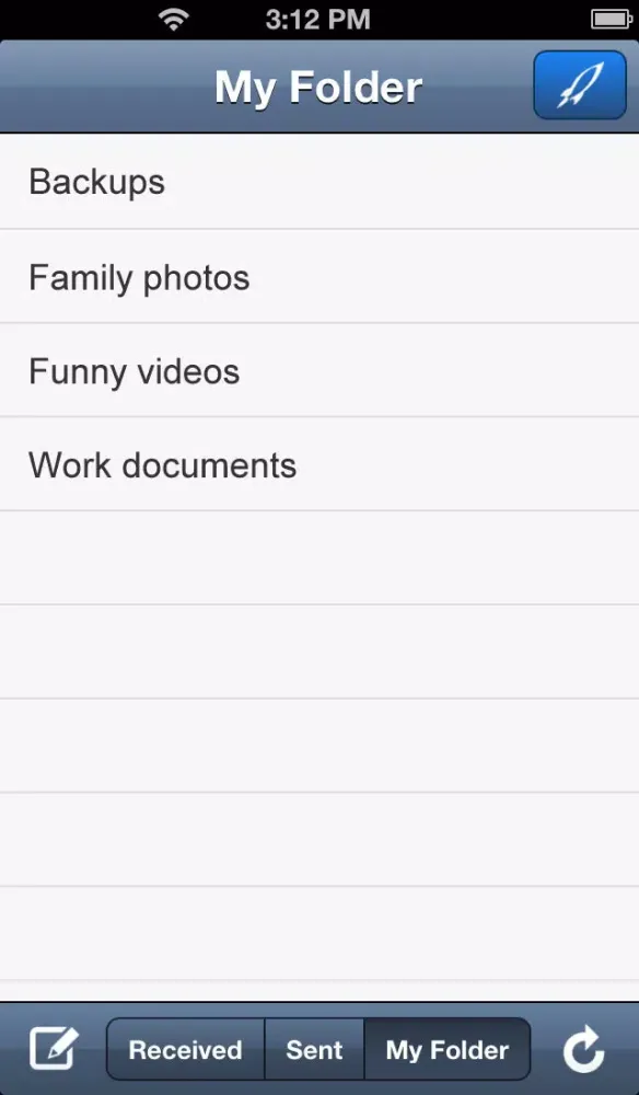 SendItz - Send, Share, Store Files स्क्रीनशॉट