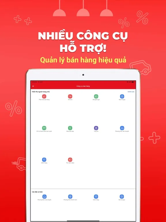 ภาพหน้าจอของ Sendo Bán iPad 