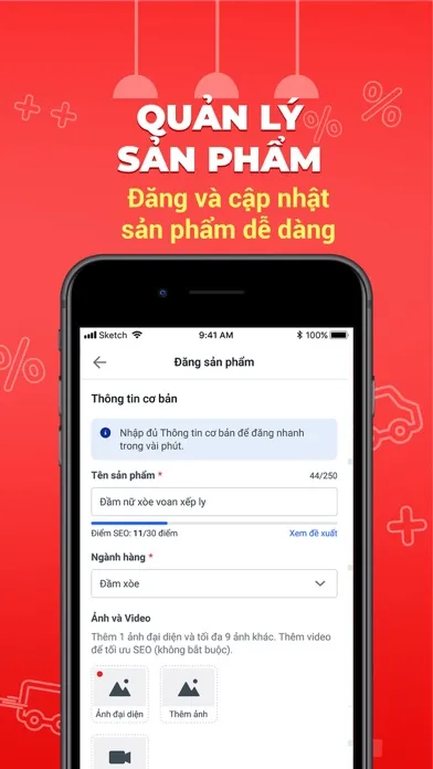 ภาพหน้าจอของ Sendo Bán