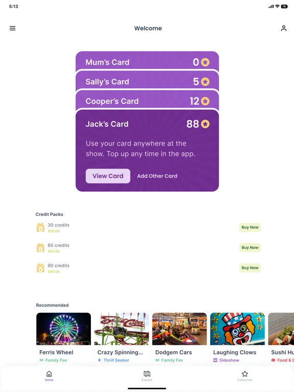 Ảnh chụp màn hình của Easter Show Fun Pass iPad 