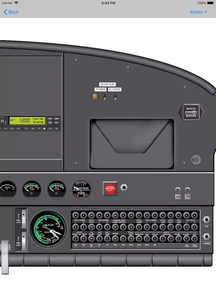 Piper Seneca II PA34 Study App iPad  스크린샷