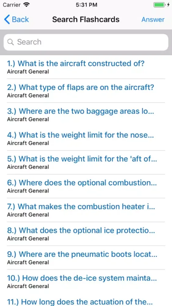 Piper Seneca II PA34 Study App 스크린샷
