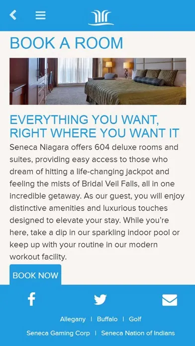 Capturas de pantalla de Seneca Niagara Resort & Casino