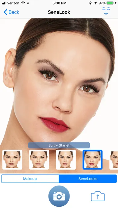 Capturas de tela do SeneLook