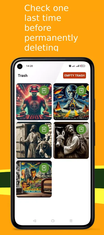 Capturas de tela do Andropper, swipe and delete