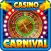 Casino Carnival - Poker, BlackJack, Slots, Roulette, Bingo. Mardi Gras Style