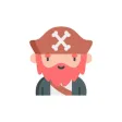 Kawaii Pirates Stickers.