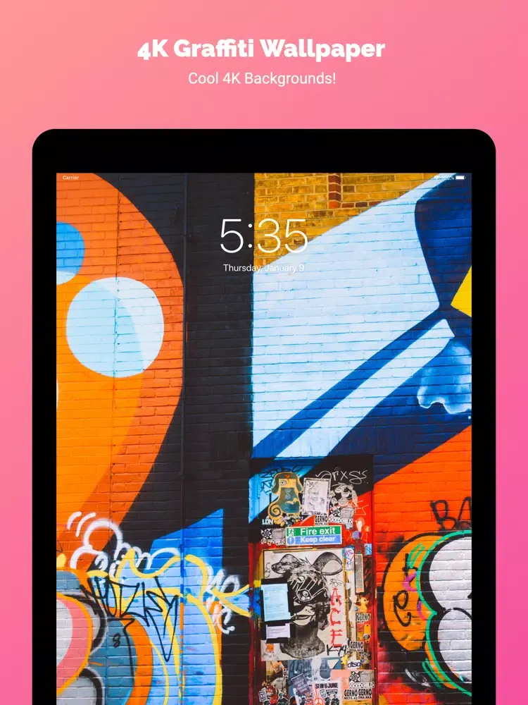 Tangkapan skrin Graffiti Wallpaper 4K iPad 