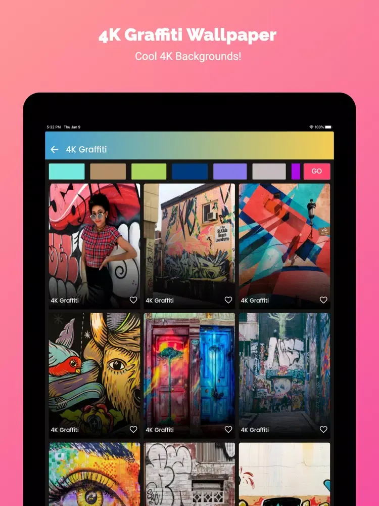 Tangkapan skrin Graffiti Wallpaper 4K iPad 