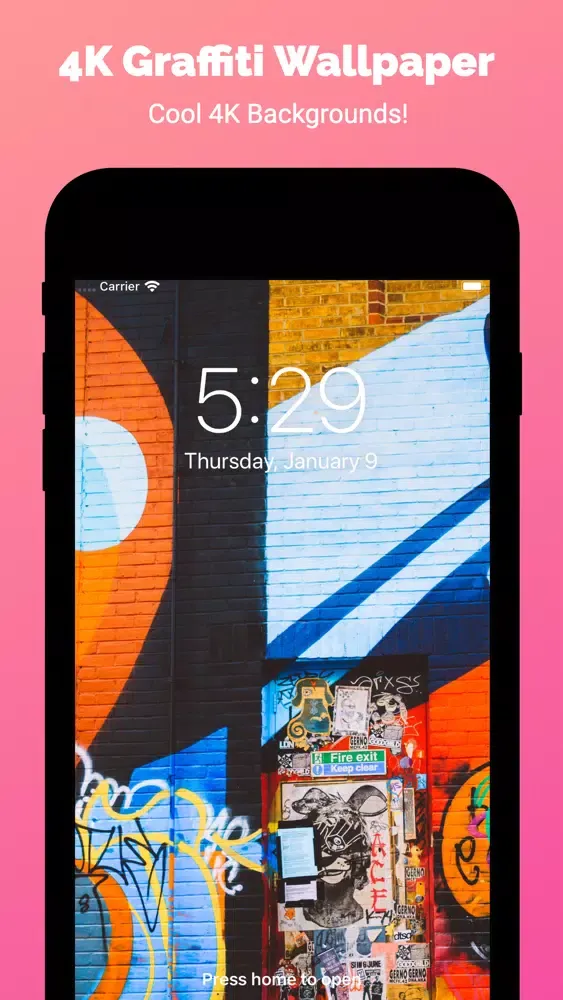 Tangkapan skrin Graffiti Wallpaper 4K