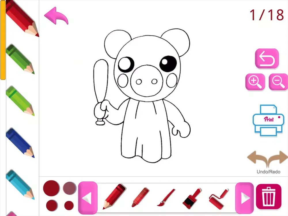 Capturas de pantalla de How To Draw Piggy iPad 
