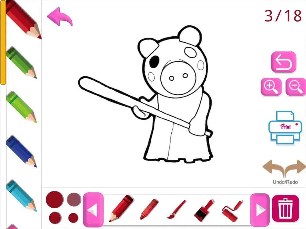 Capturas de pantalla de How To Draw Piggy iPad 