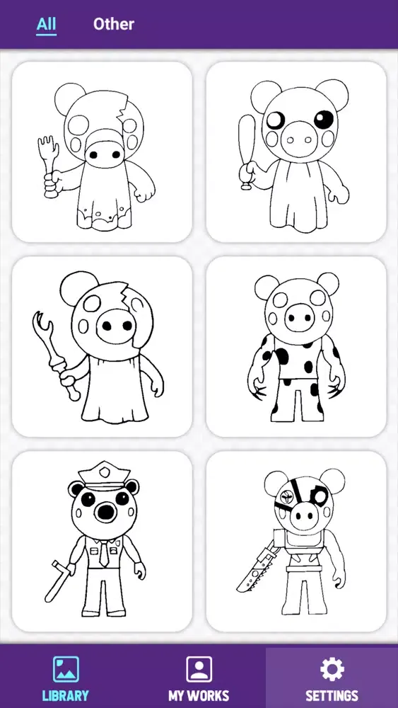 Piggy Coloring And Drawing! Screenshots