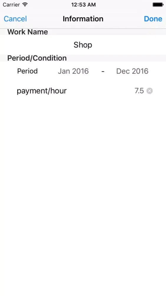 Скриншоты Part Timer - Salary calculation