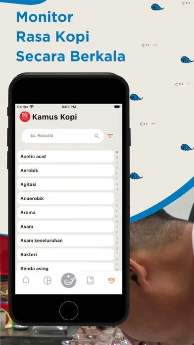 Tangkapan skrin Roda Rasa Kopi Indonesia