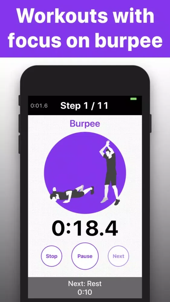 Burpee HIIT functional workout स्क्रीनशॉट