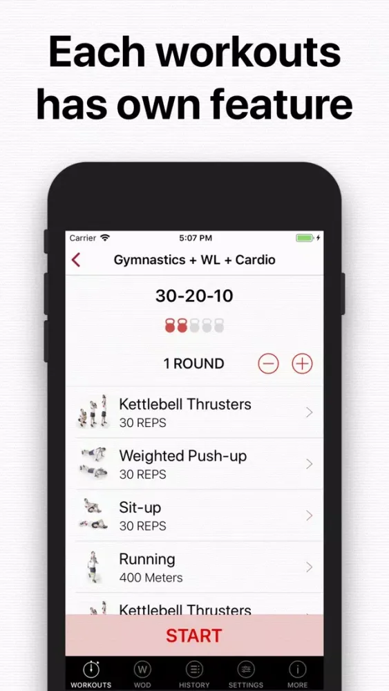 تصاویر WOD: daily training + workout