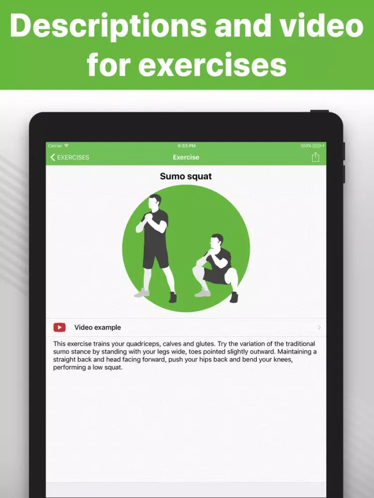 Ảnh chụp màn hình của Lunges - workout for leg pro iPad 