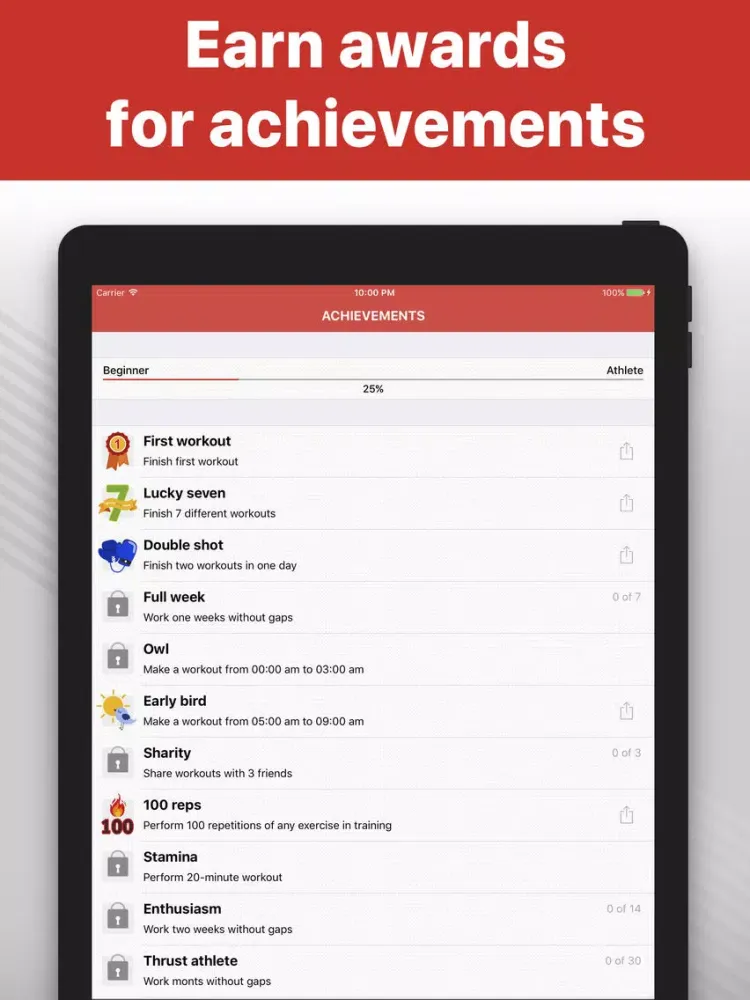 Capturas de tela do Plank - functional workouts pr iPad 