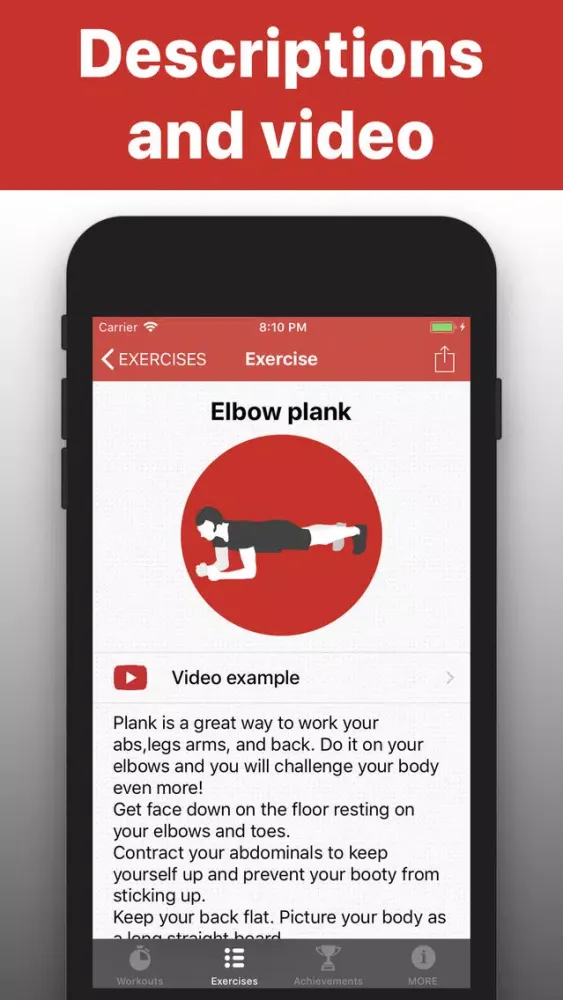 Capturas de tela do Plank - functional workouts pr